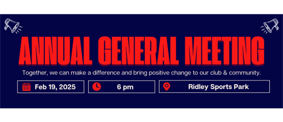 AGM Meeting MARCH 26th at 6pm